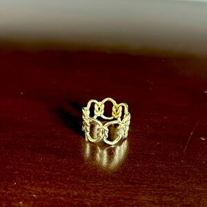 Kendra Scott Fallyn gold band ring size 7